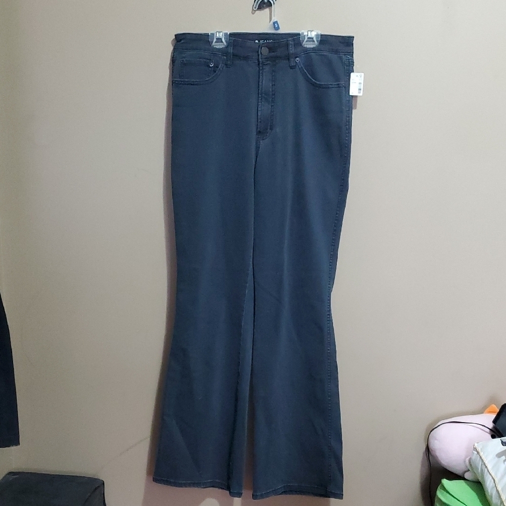 RJ Women's Black Flare Leg Jeans Size 30